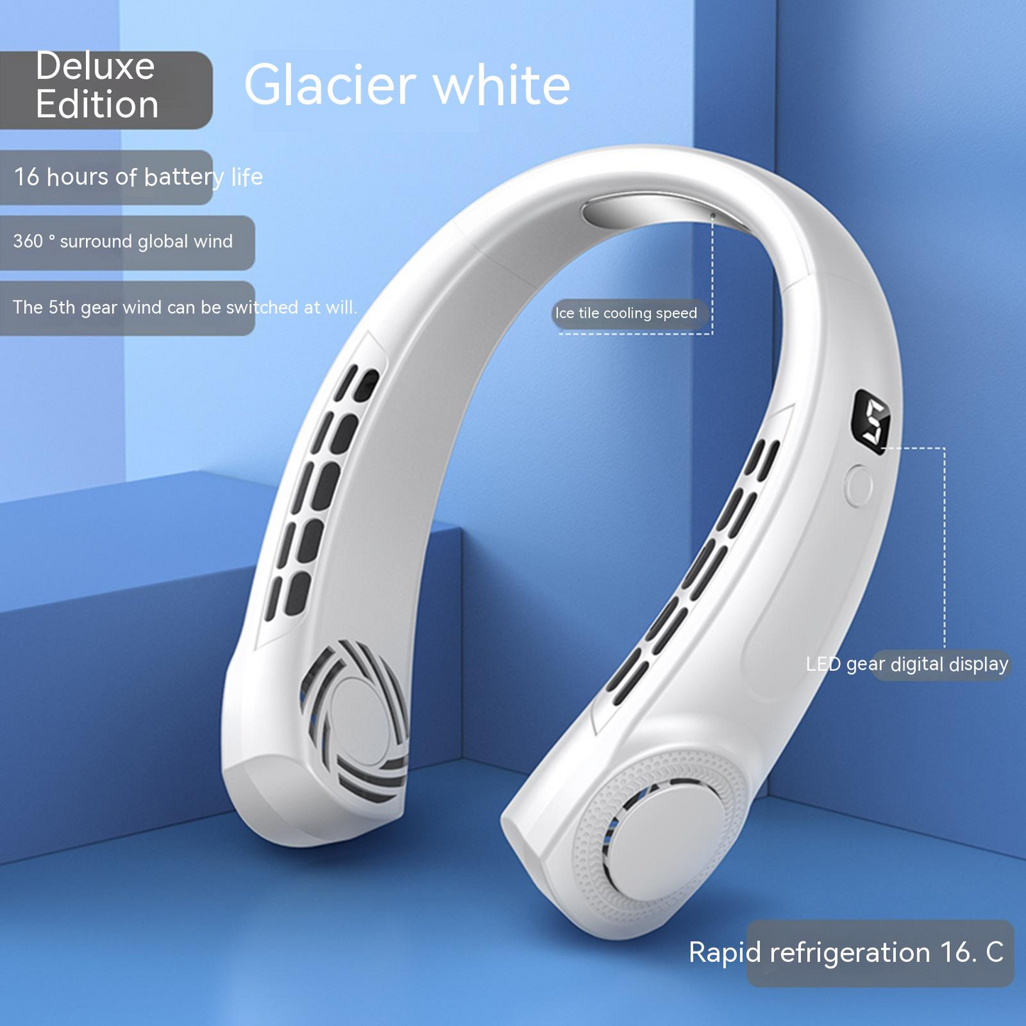 NeckBreezeBand – Verkoelende & Stille Nekventilator