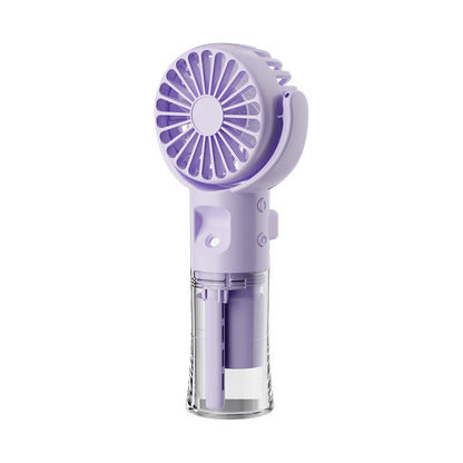 Mini Handventilator met waterspray en USB oplader